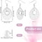 30 Sets 304 Stainless Steel Teardrop Dangle Earring Making Kits